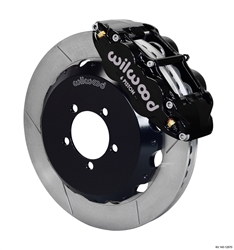 2013 Scion FR-S / Subaru W6A Big Brake Front Brake Kit (6 piston, slotted, black calipers) #140-12870 by Wilwood